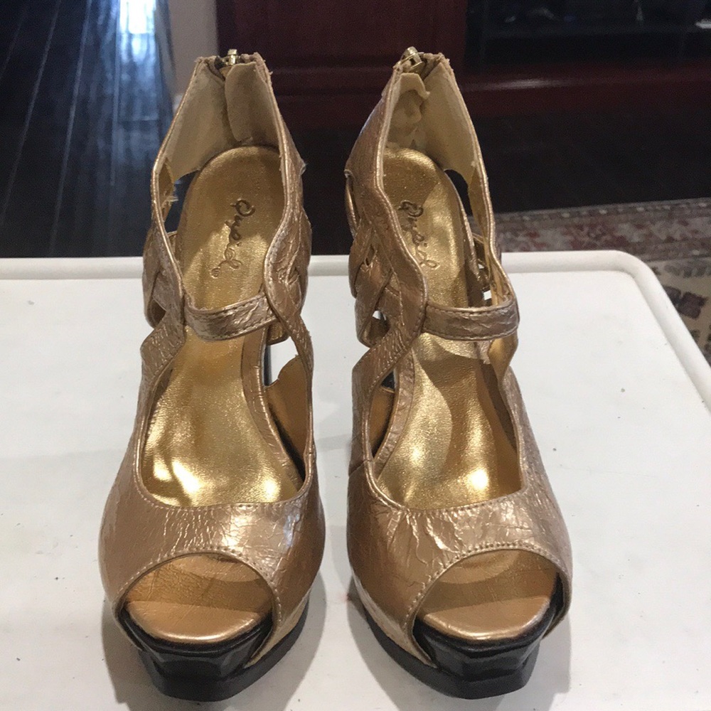 Golden heels